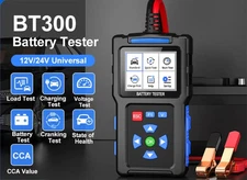 Car Battery Tester 12/24V Truck Battery Tester Cranking Analyzer Tool 20-2000CCA