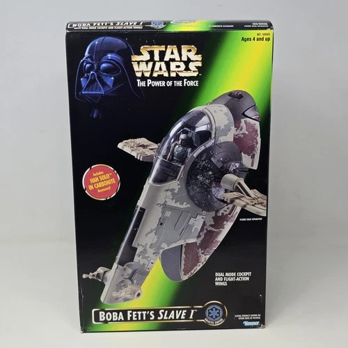 Vintage 1996 Hasbro Kenner Star Wars POTF Boba Fett's Slave I Ship Sealed New