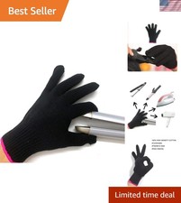 Professional Heat Resistant Glove for Hair Styling Heat Blocking for Curling,...