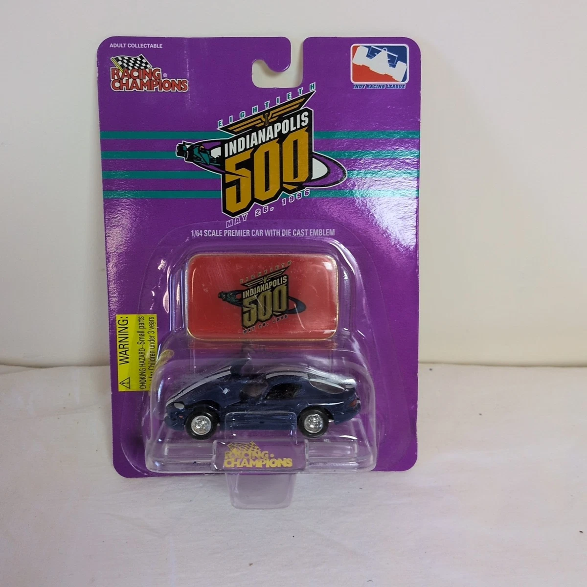 Racing Champions 1:64 Scale Diecast Racing Cars 1996 Vehicle Year