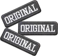 Bold Text Iron-On Patches - 3PCs for Fashion Enthusiasts  DIY Lovers