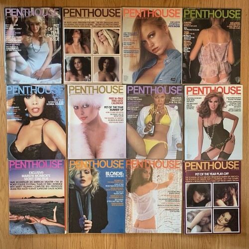 Penthouse Magazines Lot of 12, 1979 And 1980 eBay