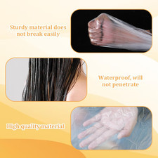100 Pcs Disposable Hair Cutting Capes 47 x 36 Inch Waterproof Barbershop Hair...