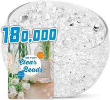 140,000 Clear Water Beads for Vase Filling Decoration, Floating Candles