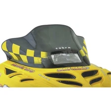 PowerMadd by Cobra 12 in. Low Black/Yellow Windshield - 13120