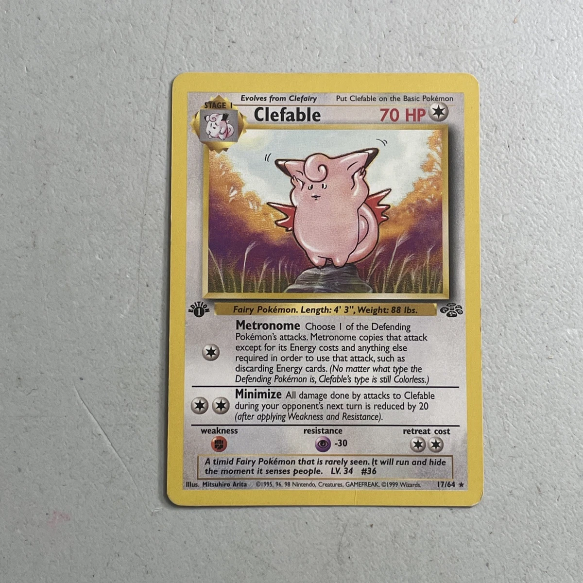 Clefable Pokémon TCG Cards for sale | eBay