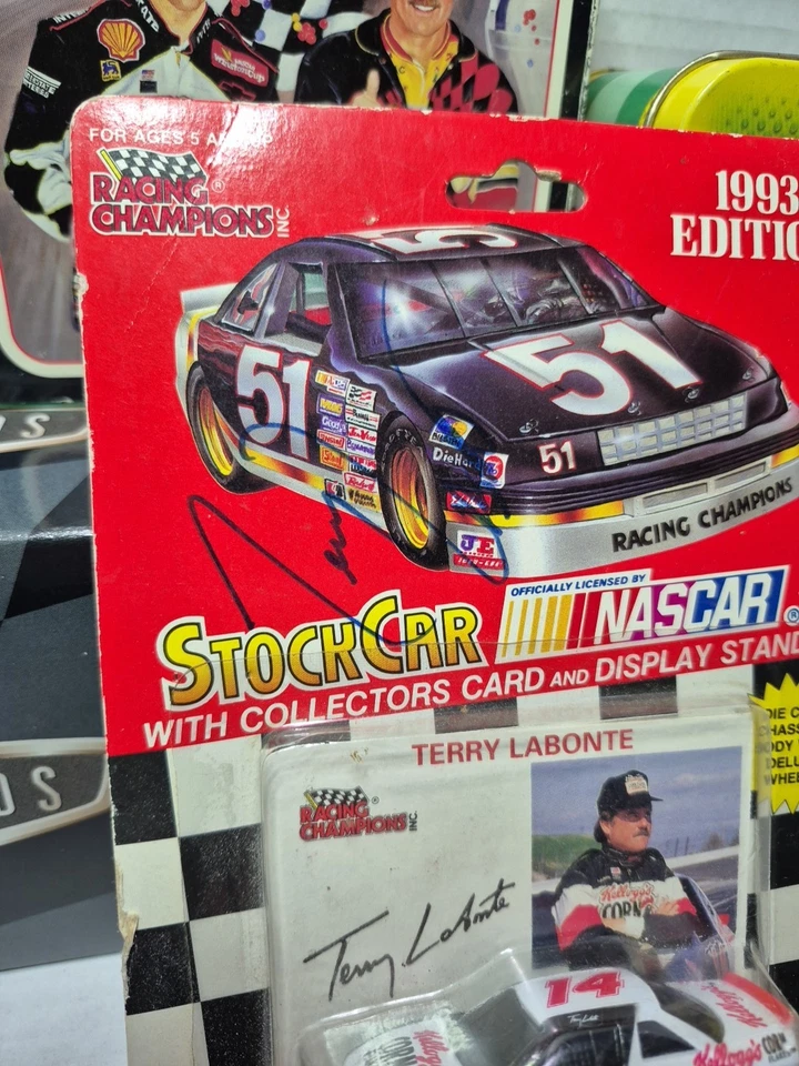 Terry Labonte Nascar 1/64 Scale Diecast Lot With One Driver Autograph - Image 3 of 4