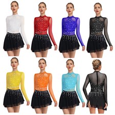 Womens Dresses Contemporary Costumes Dancewear Leotard Dance Bodysuit Gymnastic