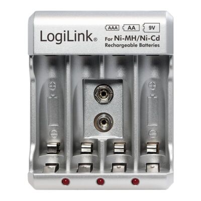 Akku-Ladegerät für AA AAA 9V Ni-MH Ni-Cd Batterien Batterieladegerät universal