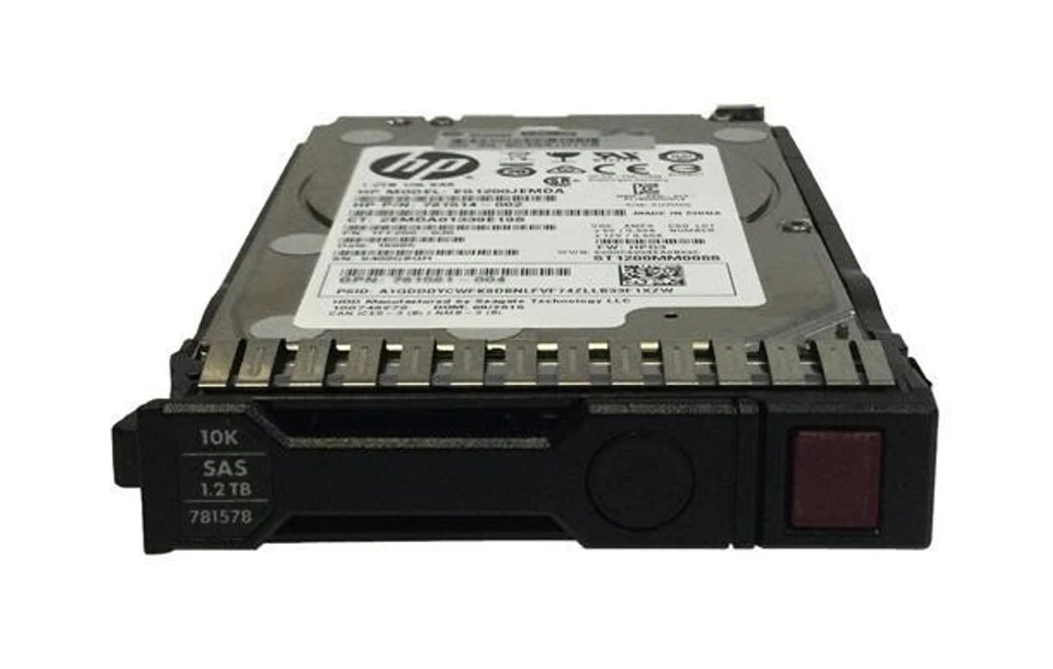 781518-B21 HP 1.2TB 12G SAS 10K 2.5" SFF SAS HDD 781578-001 - Image 2 of 3