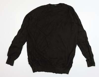 George Damen Pullover grün Rundhals Baumwollmischung Größe XL