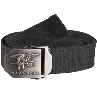 Mil-Tec US Navy Seal Belt 38mm Webbing Police Security Patrol Waistband Black