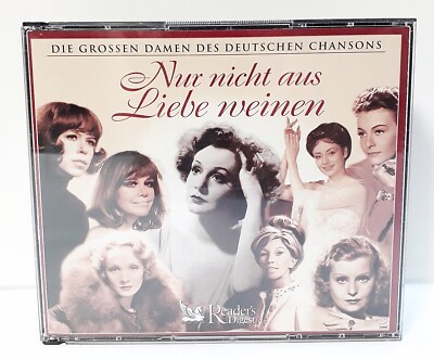 CD Box '' Nur nicht aus Liebe weinen '' Damen des deut. Chansons Readers Digest 