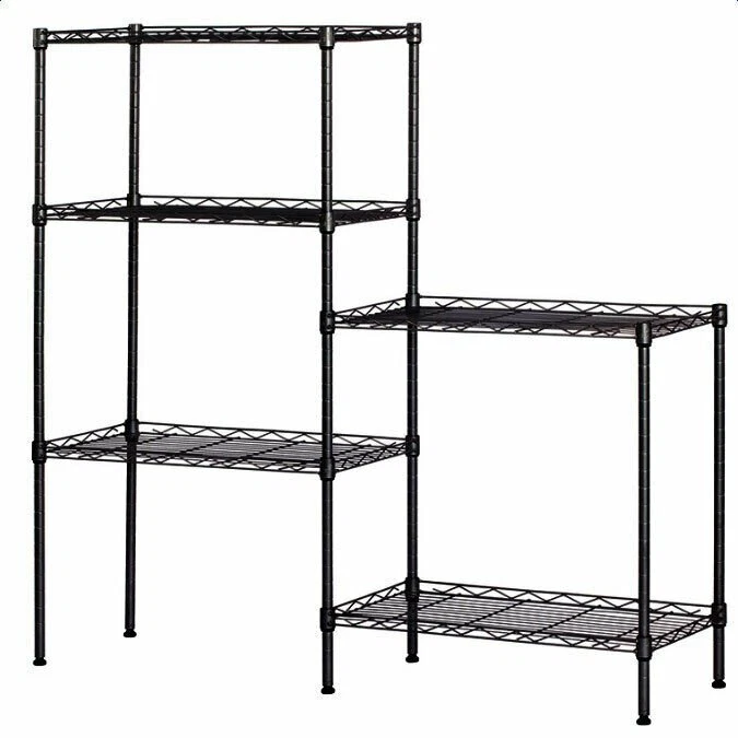 Heavy Duty Adjustable 5 Layer Wire Shelving Rack Shelf Storage Wire Metal Unit - Image 4 of 4