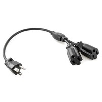 Smarthome Select 44251 Power Cord Y Splitter, Single 3-prong Male To Dual 3-pron Smarthome Select 44251 Power Cord Y Splitter, Single 3-prong Male To Dual 3-pron