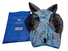 Harrison Howard Super Comfort Stretchy Fitting Horse Fly Mask UV Protection Larg