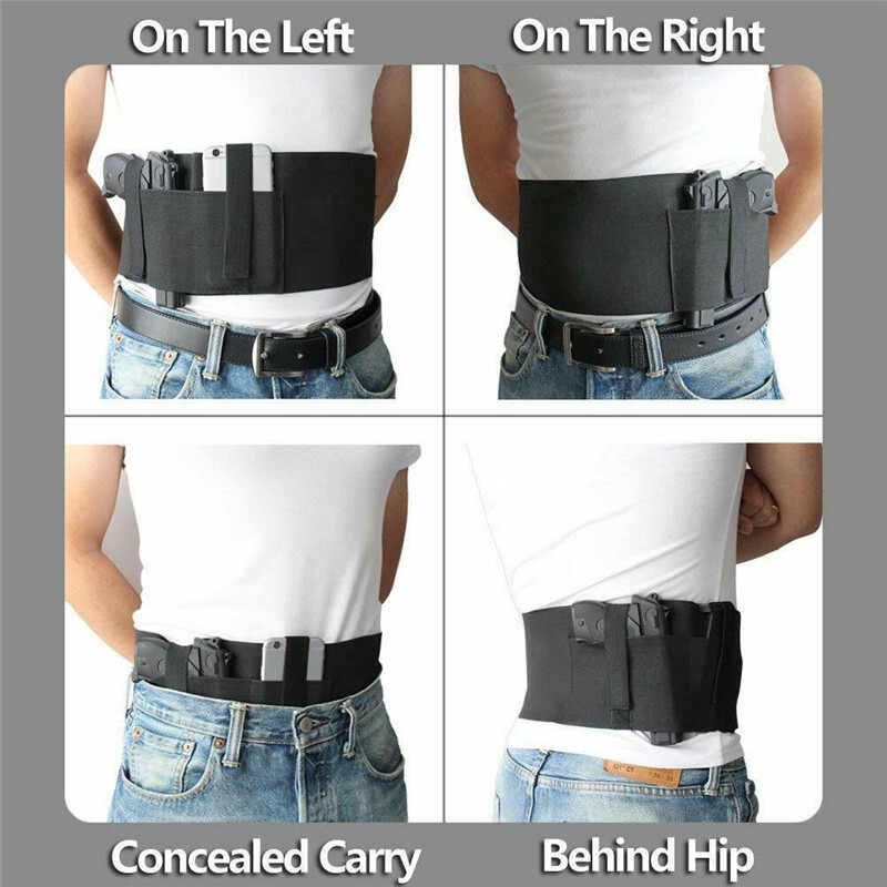 Tactical Belly Gun Holster Concealed Carry Waist Band Pistol