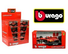 Bburago 1:43 Ferrari SF21 Carlos Sainz 55 Formula Racing 18-36829 Diecast Model