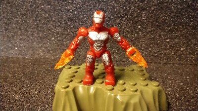Mega Bloks Marvel Series 2 Iron Man 2011. Mega Construx Rare .B15