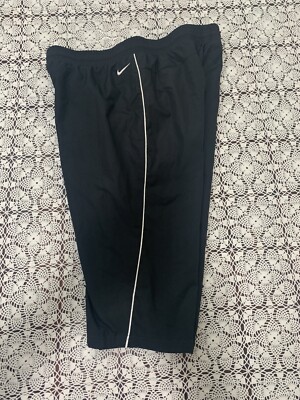 Nike Athletic Capri Pants Black Women's M 370910-010 Mesh