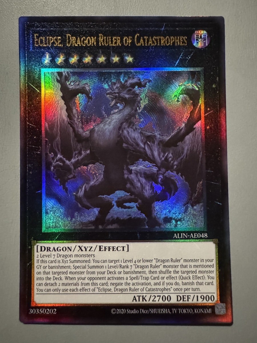 YUGIOH ECLIPSE DRAGON RULER OF CATASTROPHES ASIA ENGLISH