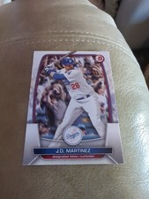 2023 Bowman #21 JD Martinez Los Angeles Dodgers