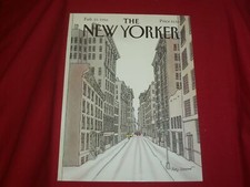 1986 FEBRUARY 10 NEW YORKER MAGAZINE FRONT COVER ONLY - GREAT ART FOR FRAMING