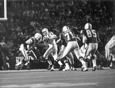 Football Afc Championship Baltimore Colts Qb Johnny Unitas 1972 Old Photo