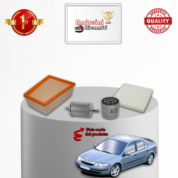 Wartungsset 4 Filter Renault Laguna II 1.8 16V 88KW 120PS Ab 2001-image