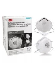3M 8200 N95 Disposable Particulate Respirator Protective Sanding Grinding Masks