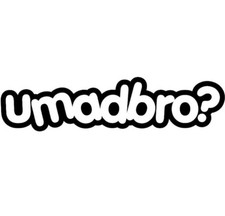 U Mad Bro Jdm Die Cut Vinyl Decal Illest Fatlace Hellaflush Stance Slammed