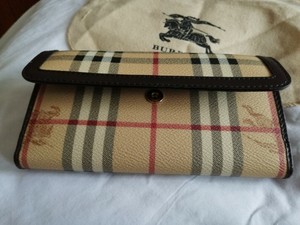 burberry nova check wallet
