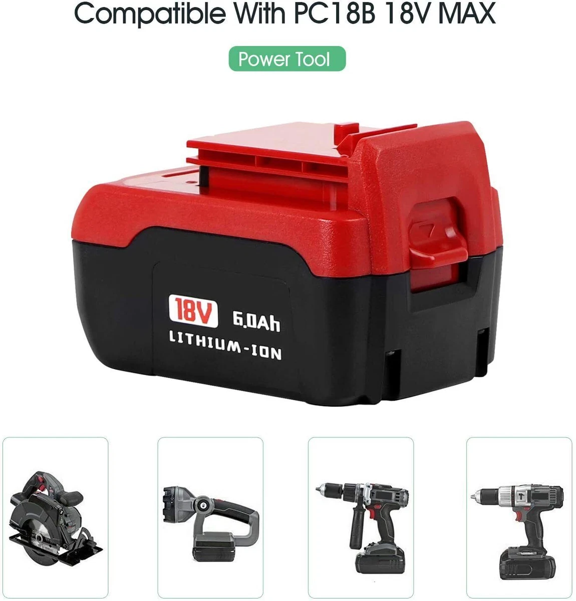 18V Battery Charger For Porter Cable PCXMVC Lithium NiCd NiMh