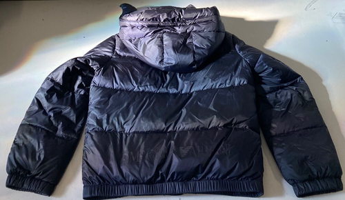 Emporio Armani Boys Super Lightweight Down Padded Jacket Black Size 8Yr/ 130 cm - Picture 2 of 5