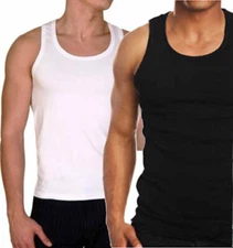 Men's 3 Pack Athletic Under Base Layer Sport ComfortSoft Moisture Tank Top