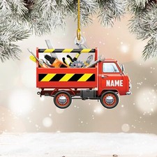 Personalized Carpenter Christmas Ornament, Tool Set Carpenter Ornament 2022 Orna