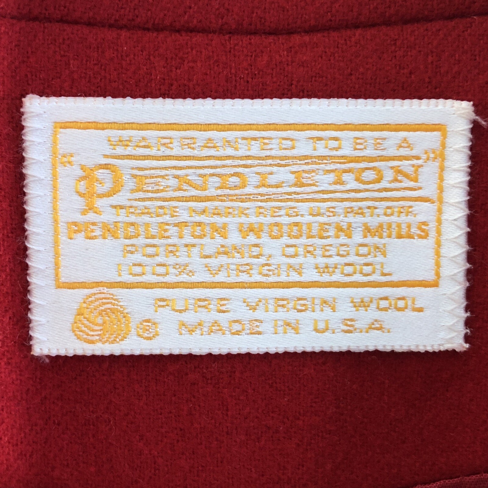 Pendleton Wool Blazer Jacket Long Sleeves Gold Bu… - image 9