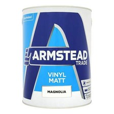 Armstead Trade Vinyl Matt 5 Litre Magnolia  
