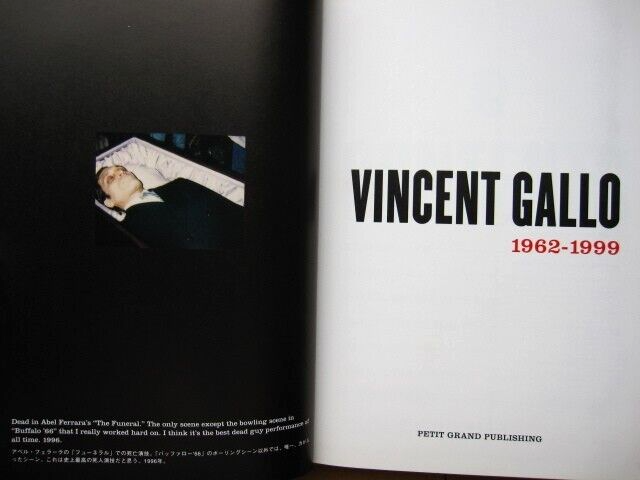 アート・デザイン・音楽 vincent gallo 1962-1999 VINCENT GALLO 1962 - 1999 without Box and obi | eBay