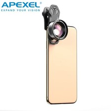 APEXEL HD Optic Camera Phone Lens 100mm Macro Lens 10xSuper Macro Lens For Phone