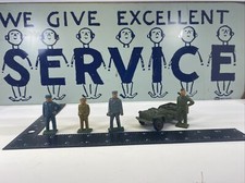 Vintage Barclay Manoil J. Hill  Lead Cast Metal Train display figures Lot