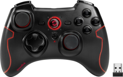 Speedlink TORID Gamepad - kabelloser PC- und PS3-Controller inkl. USB-Ladekabel