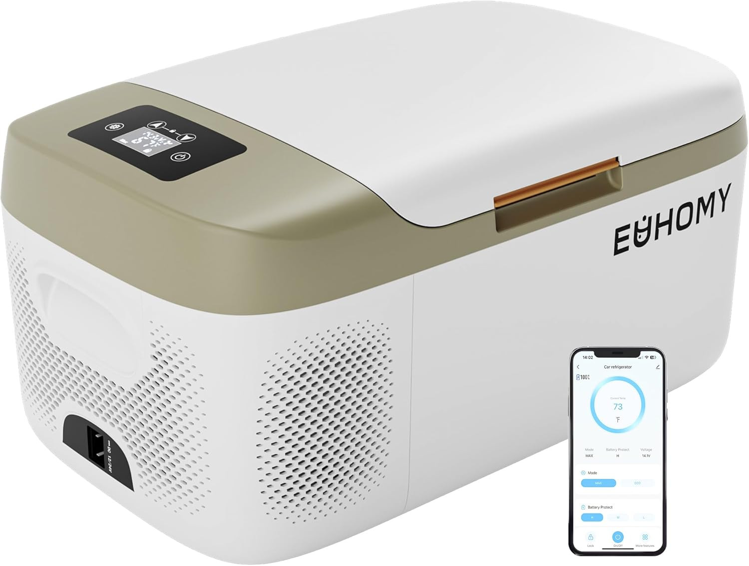 12 Volt Refrigerators, 17QT Car Refrigerator APP Control, Car Fridge with 12/24V