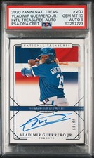 2020 PANINI National Treasures International Auto Vladimir Guerrero JR PSA 10