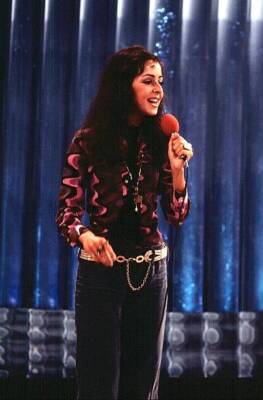 Vicky Leandros, TV Show, Germany, Europe, Stage, Performance, - 1969 Old Photo 1
