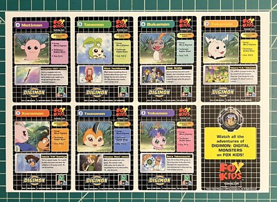 Rare New Digimon Cards Introductory Series 1 Authentic Bandai Collectible  1999