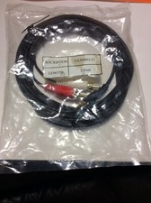 Lot of 4, 12 feet 3.5mm Stereo Male to Two RCA Male Splitter Cables.