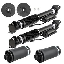 2x Rear Air Shock + 2X Air Sping For Mercedes M GLE GLS GL350 ML320 ML350 W/ ADS