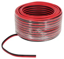 Rockville RED 14G100 OFC 14 Gauge 100 Foot 100% Copper Speaker Wire Car Audio