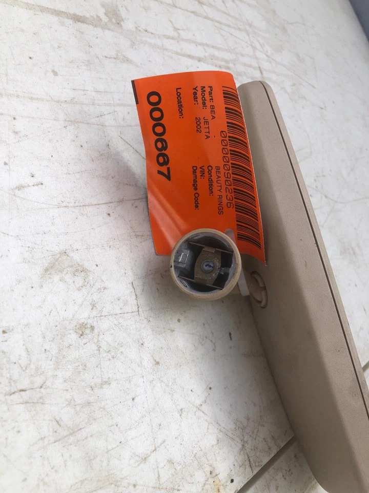 2000 - 2007 VOLKSWAGEN JETTA GLS Rear View Mirror w/ Automatic Dimming OEM - Image 2 of 4